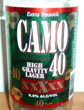 In other news, #Ladpack has announced it's new partnership with Camo 40 Premium Beer. 'Camo 40: Helping Tramps Sleep in style'.